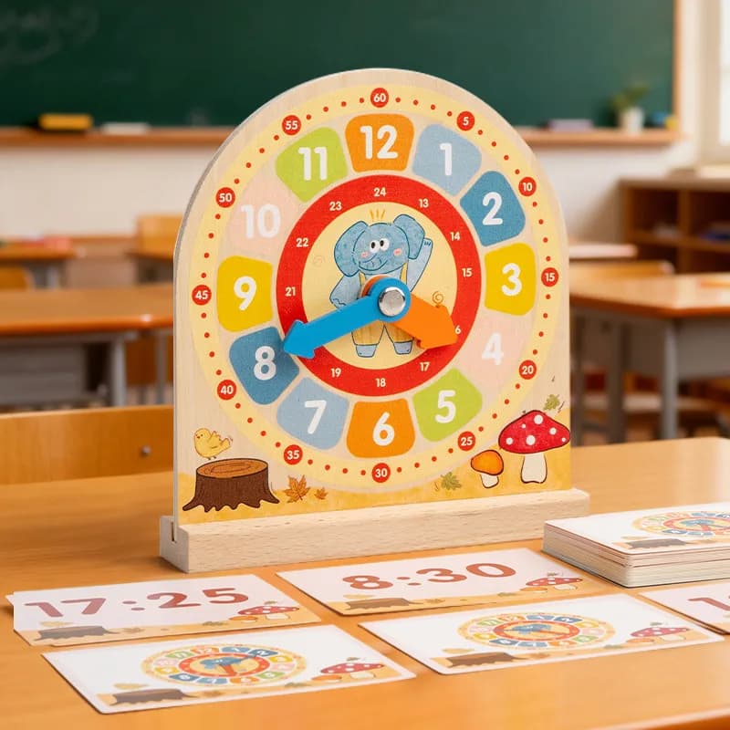 Wooden clock