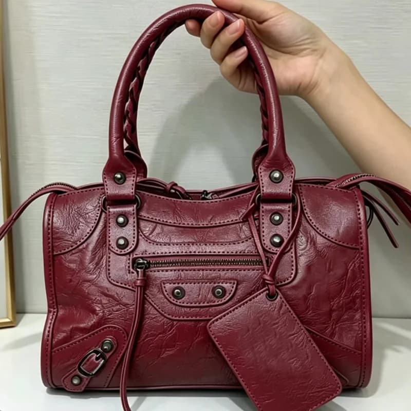 no logo wine red / L 37X22X10CM