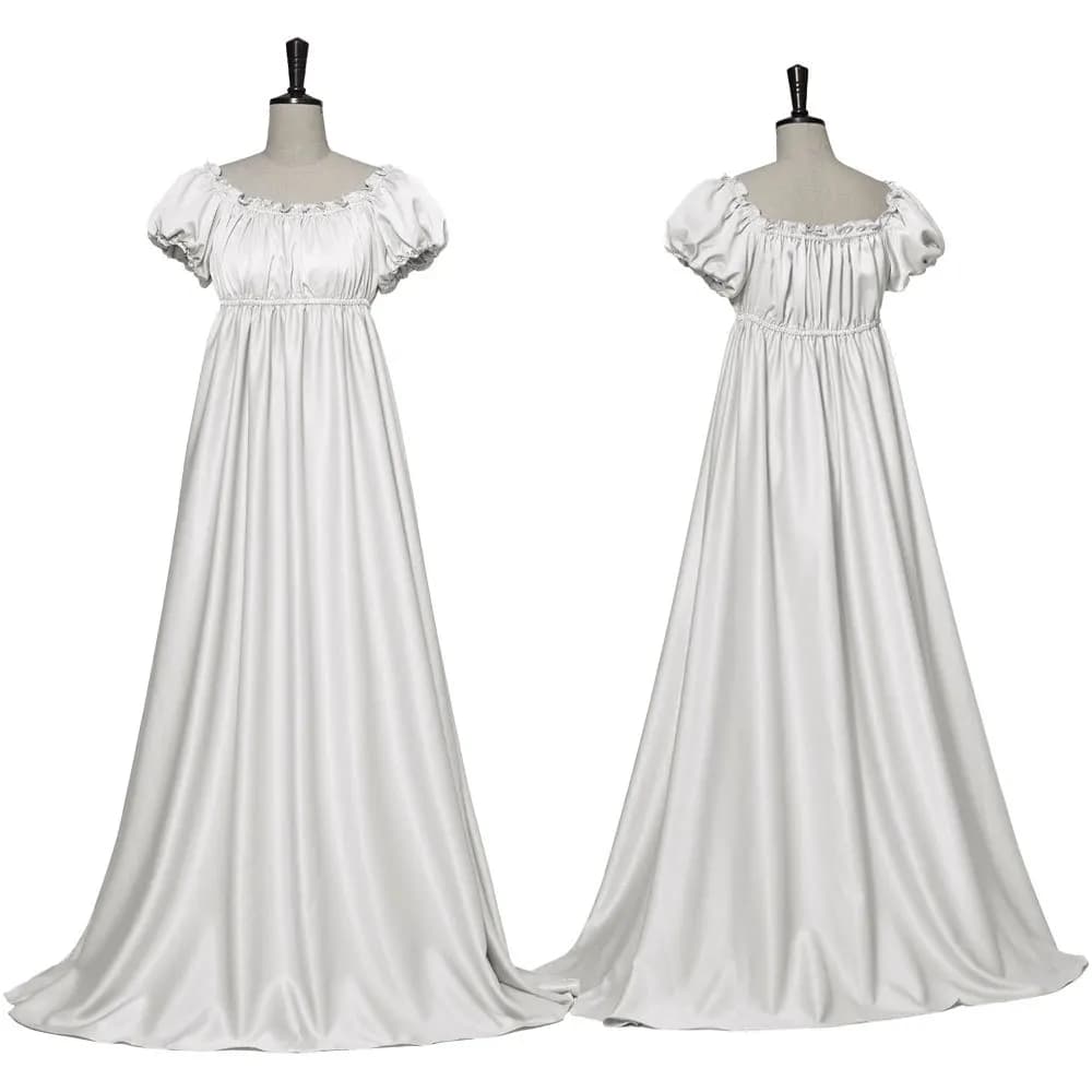 long white dress / M