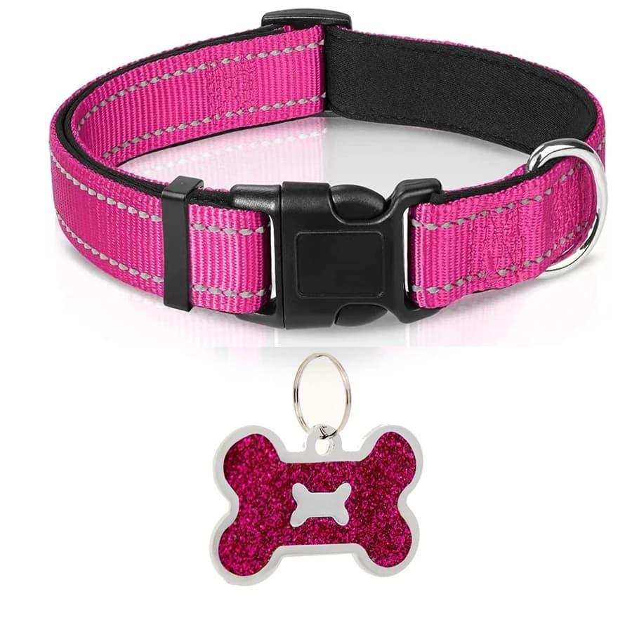 Rose red collar / XS（old）