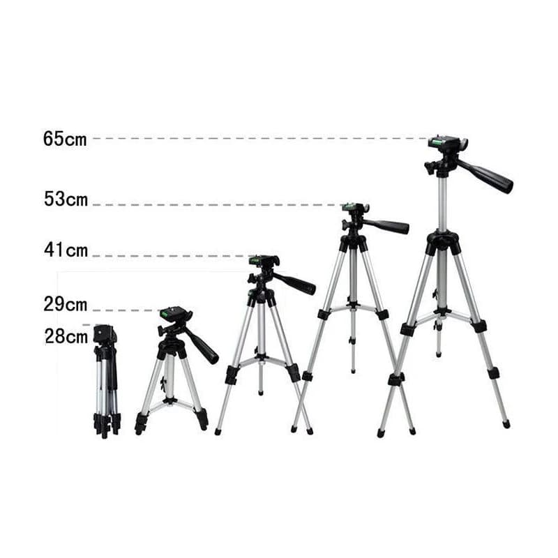 Camera Accessories Digital-Video-Photo 3-way Head 4-section Legs with Quick Lever Locks Cam Tripod