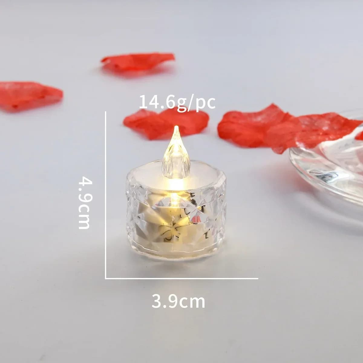 S-Crystal candle / 24-Pack