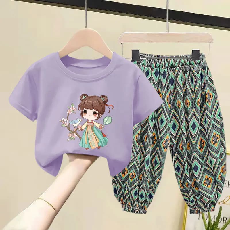 purple 2pcs / 90cm 2T