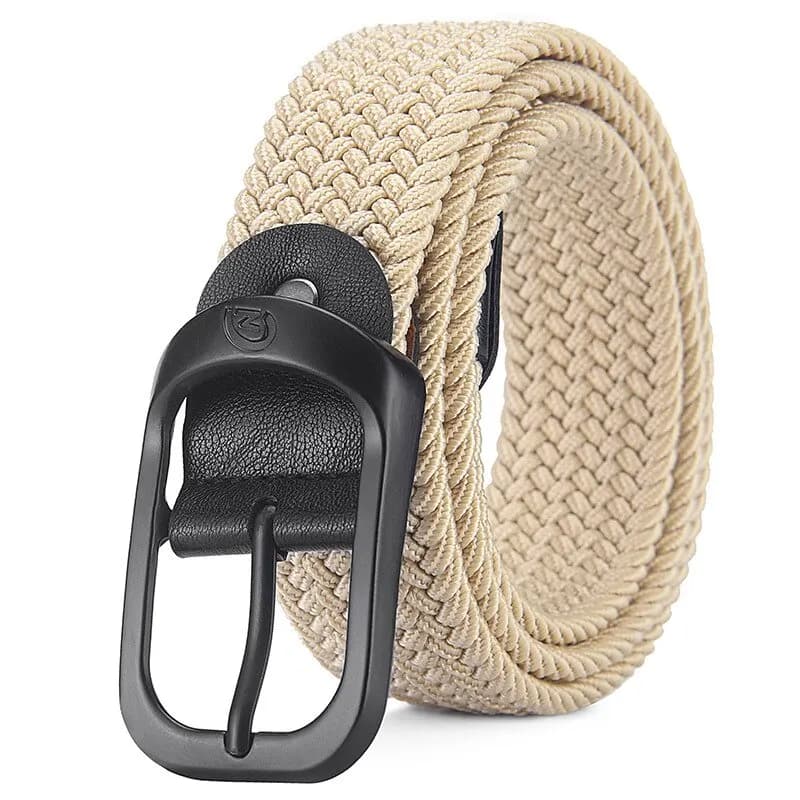 Black buckle beige / 115cm