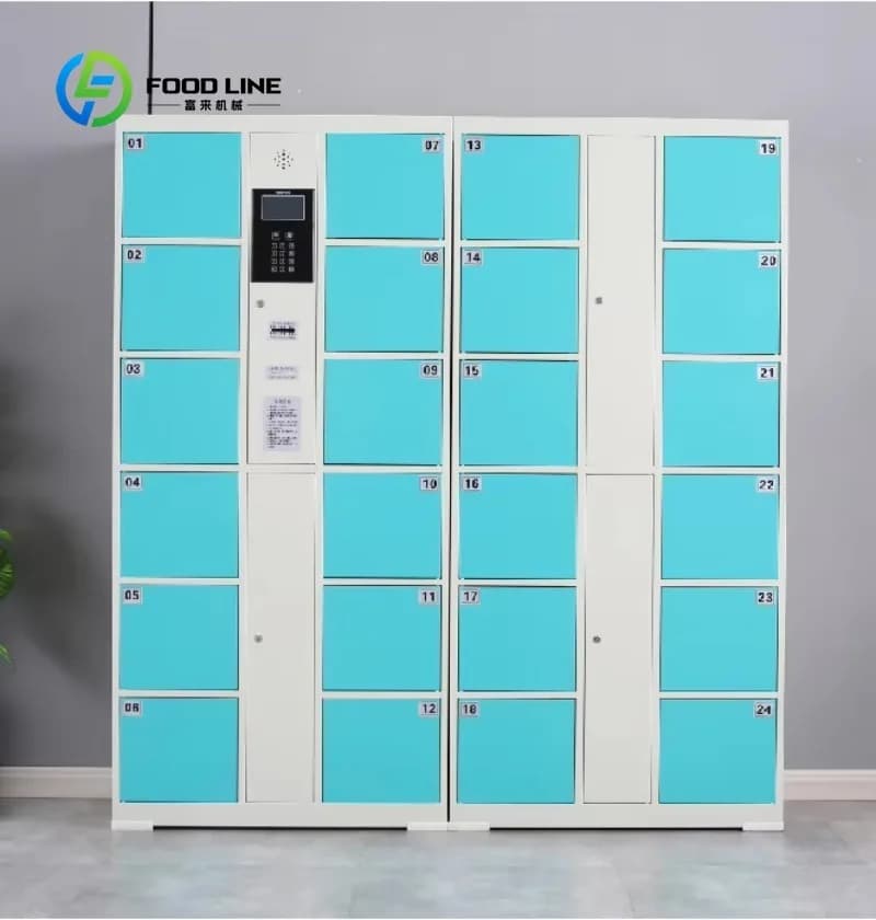 Smart Storage Cabinet Locker System Multi Door Secure Storage for Commercial and Public Use