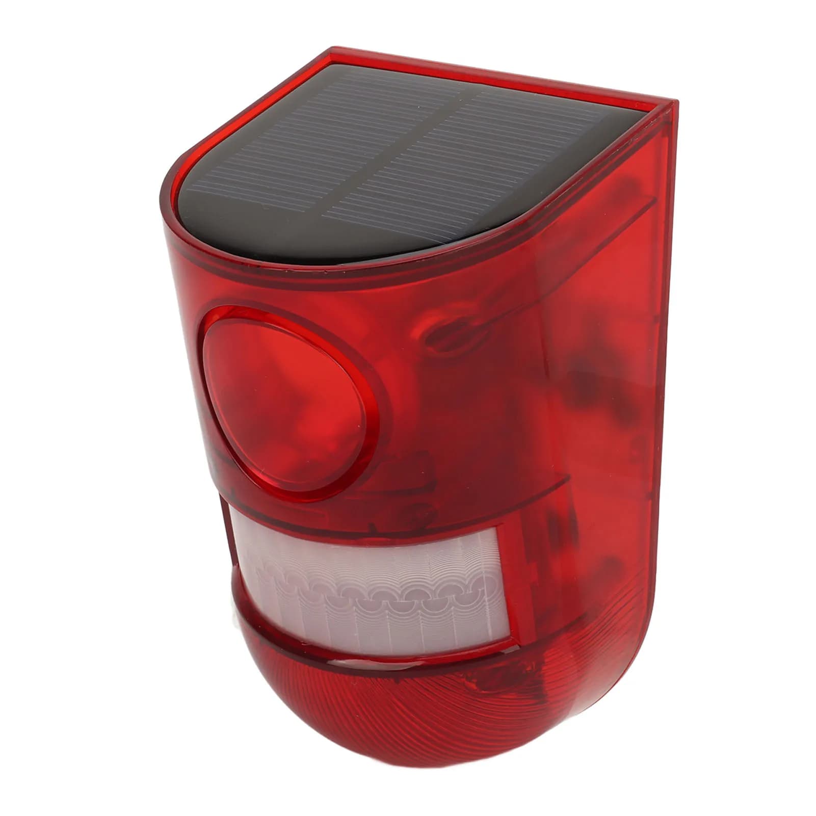 Solar Motion Sensor Alarm 129dB Sound IP65 Waterproof Security Light Alarm for Farm Warehouse Solar Sound and Light Alarm
