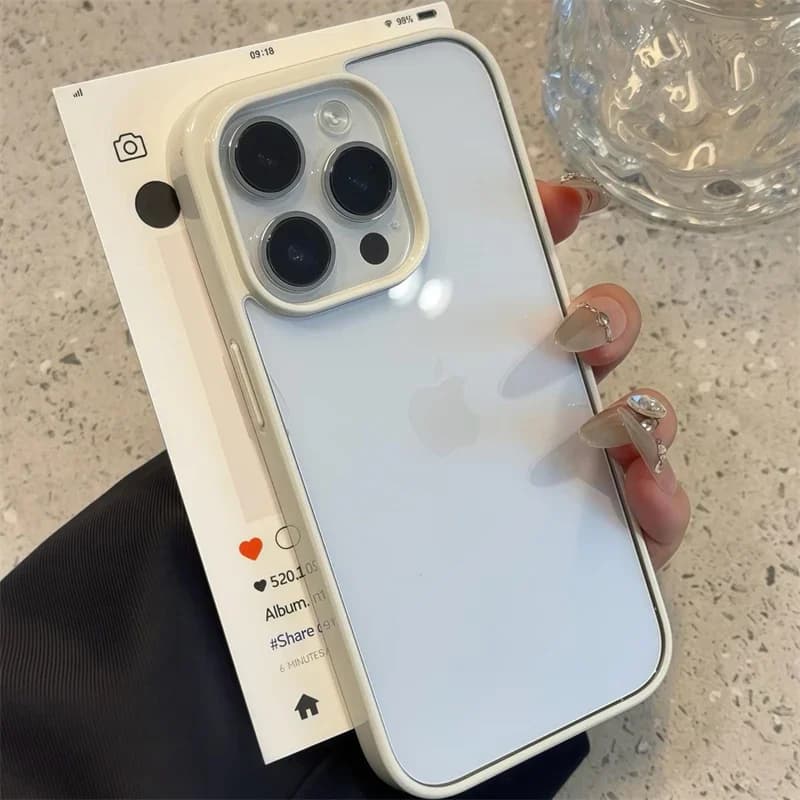 White / For iPhone 16 / China Mainland / Pc + tpu
