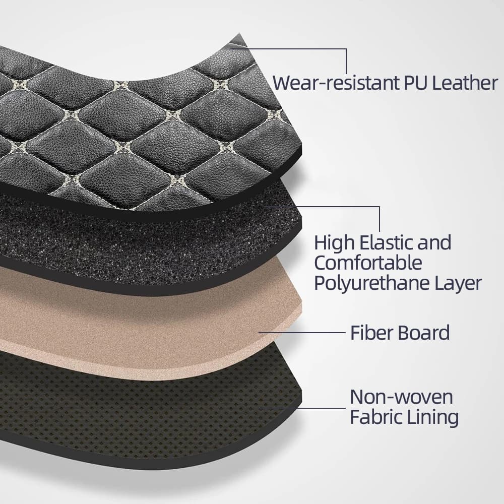 Car Trunk Organizer Box, Large Capacity, Auto Multiuse Tools, Storage Bag, Stowing, Tidying, Leather, Folding for Emergency