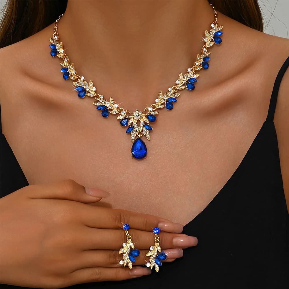 Golden sapphire blue
