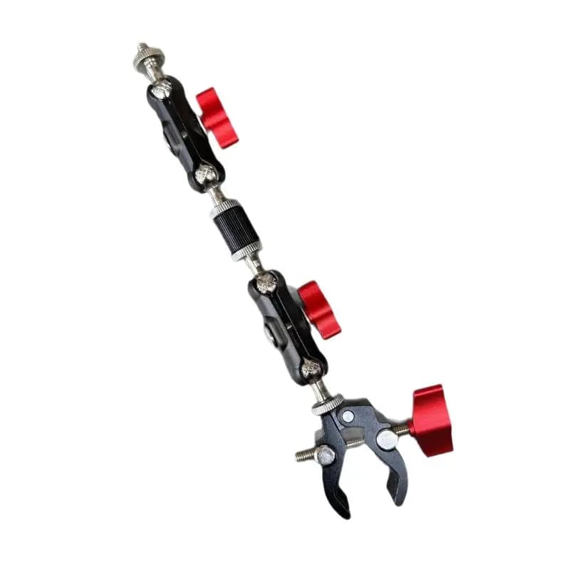 1 Set Photography Accessories Camera Metal Super Clamp With Double Ball Head Magic Arm For Monitor Light Mic Phone Mount