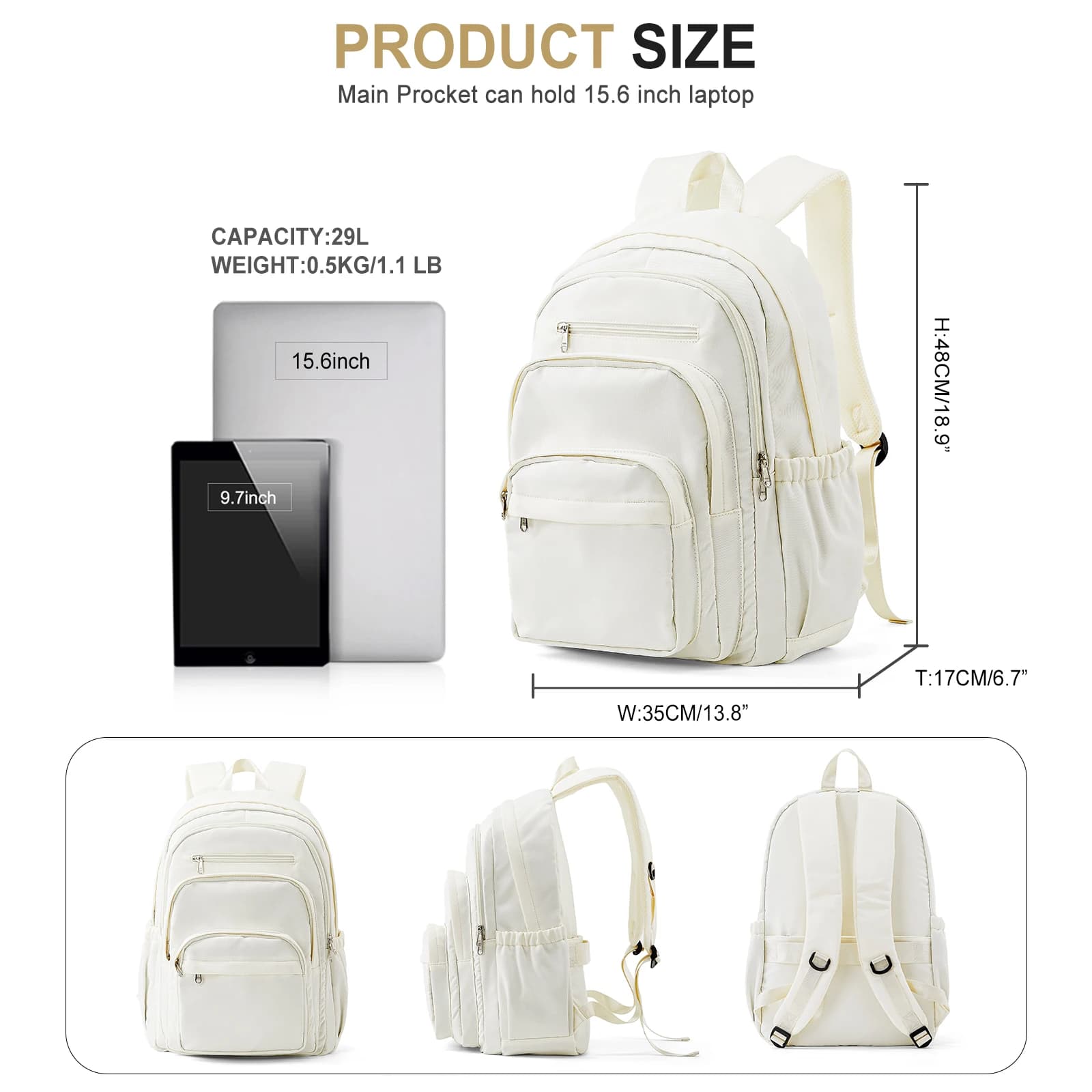 Casual Multipocket Backpack for Kids