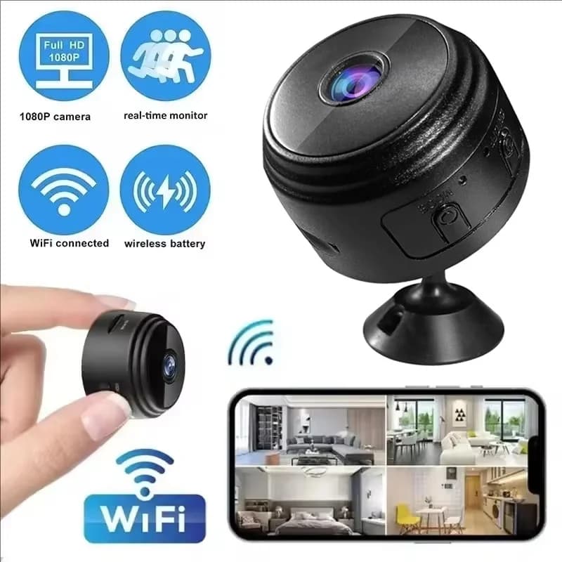 Mini WiFi Remote Camera Wireless Infrared Monitoring Camera Video Camcorder Night Vision Home Protection Security Surveillance