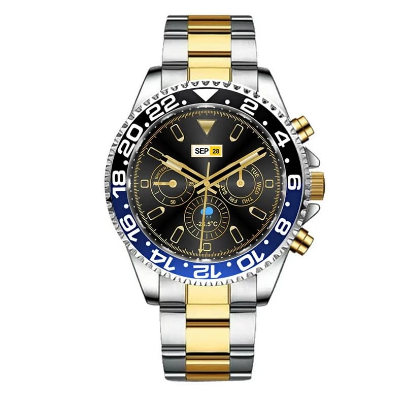 Blue black gold