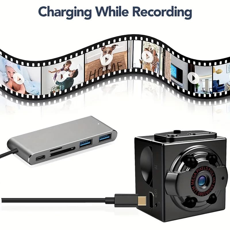 Mini Camera HD 1080p Portable Small Cam With Night Vision And Motion Detection Home Security Tiny Cameras For Indoor Outdoor New