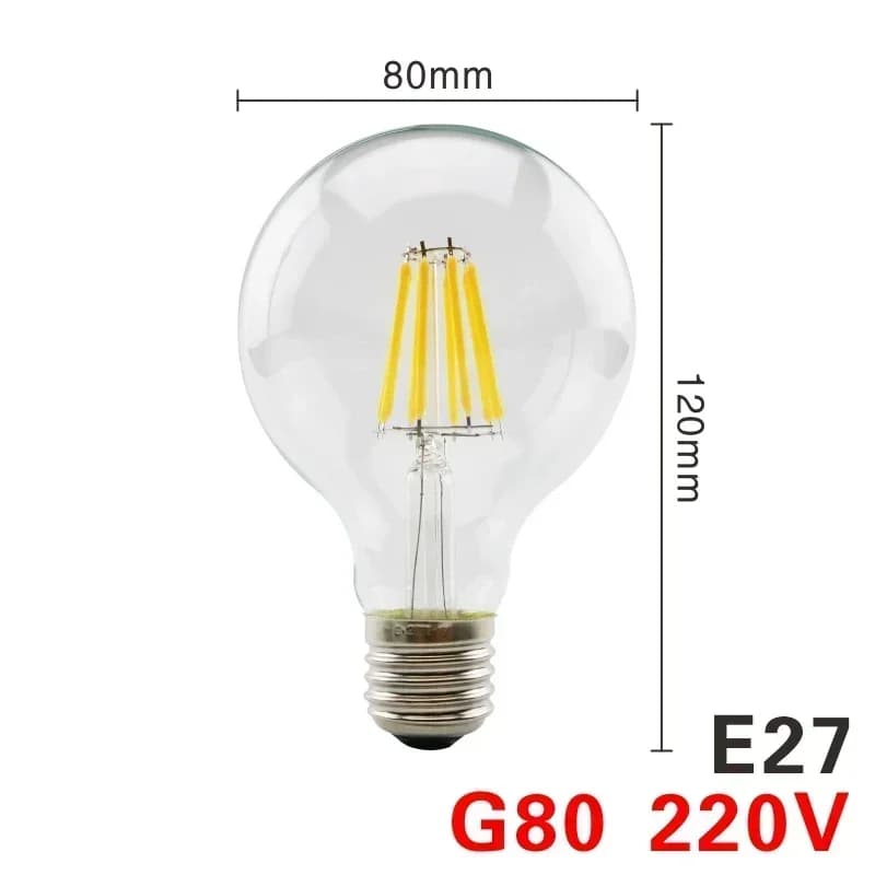 G80 E27 / Warm white / 4W 220V