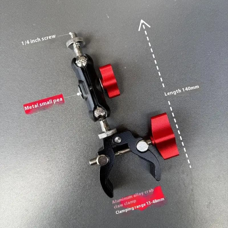 1 Set Photography Accessories Camera Metal Super Clamp With Double Ball Head Magic Arm For Monitor Light Mic Phone Mount