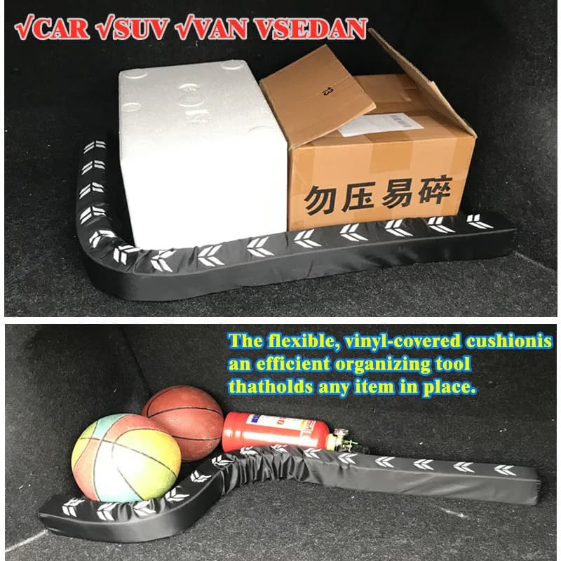 Car Trunk Organizer Flexible -Unique Gift Car Storage Organization Protecting Item Safety, Accessories for Car, SUV Sedan