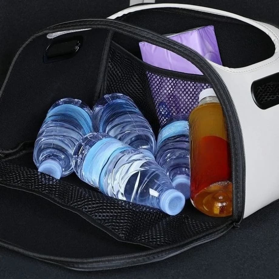 Car Trunk Organizer with Built-in Pocket for Truck SUV RV Sedan Auto Interior Universal Large Capacity Trunk Organizer tool
