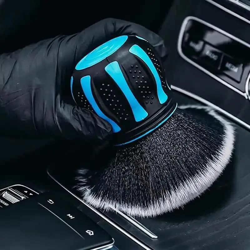 *1pcs Car Cleaning Tools Small Multi-Purpose Detailing Brush Soft Bristles For Dusting Or Scrubbing Interior & Delicate Surfaces