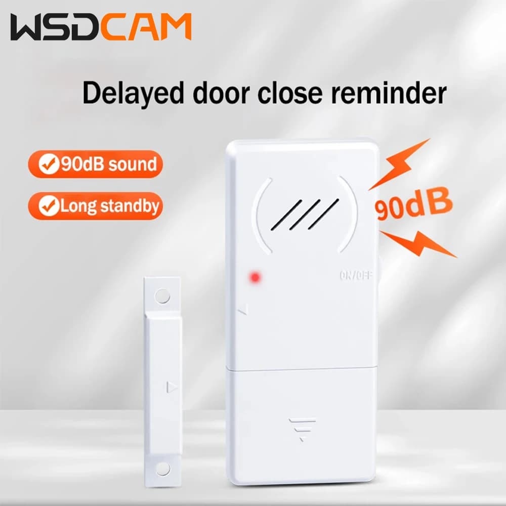 Window Door Magnetic Sensor Alarm Anti-theft Home Alarm Security Smart Sensor to Detect Open Door Refrigerator Alarm Door Sensor