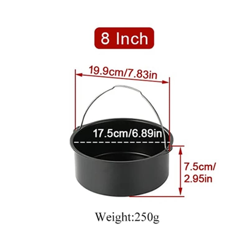 8 inch hand basket