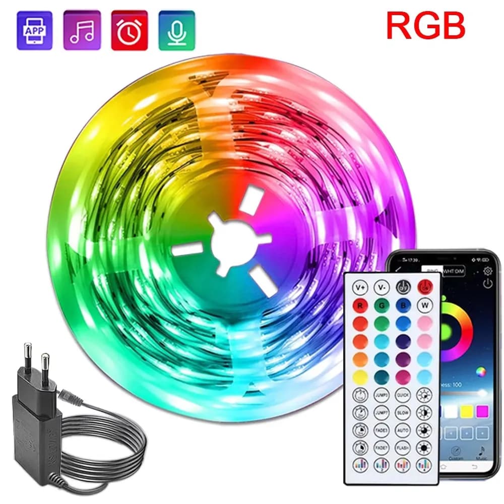 RGB Led Strip / US Plug / 10m / no