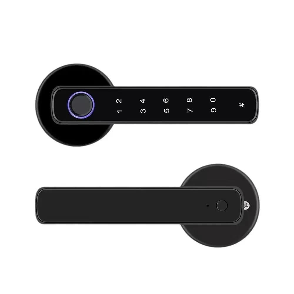 Remote Lock Smart Fingerprint Door Lock Smart Password Electronic Digital Door Handles WiFi Gateway Key Biometric Door Lock