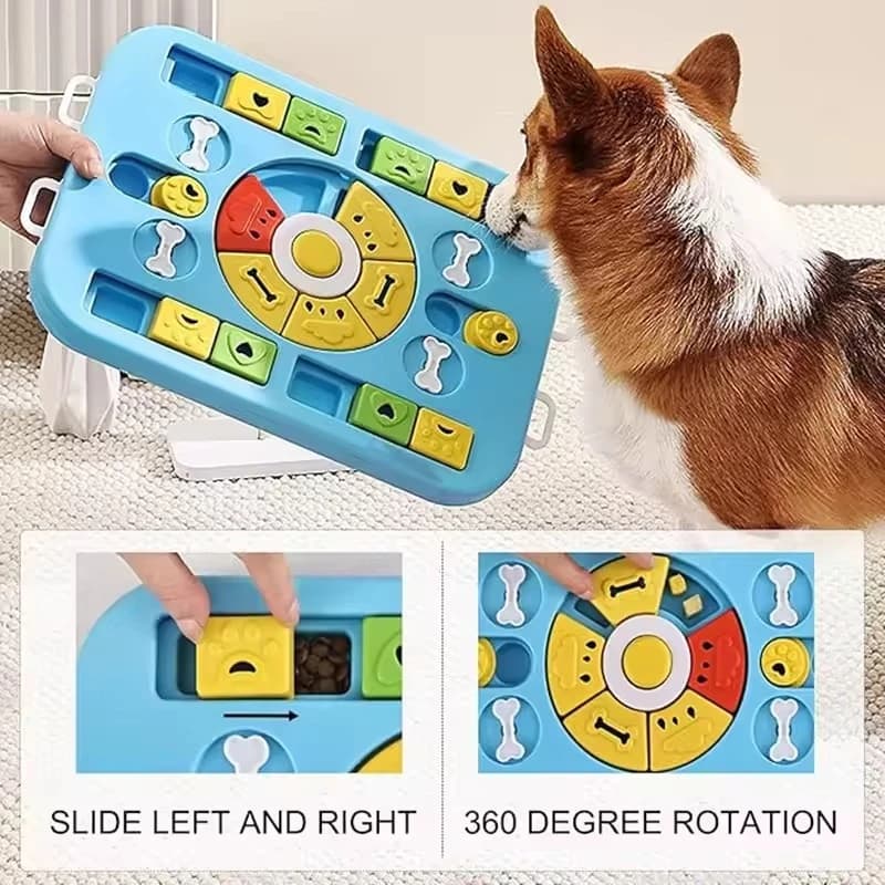 Interactive Dog Puzzle Toy for Small Dogs