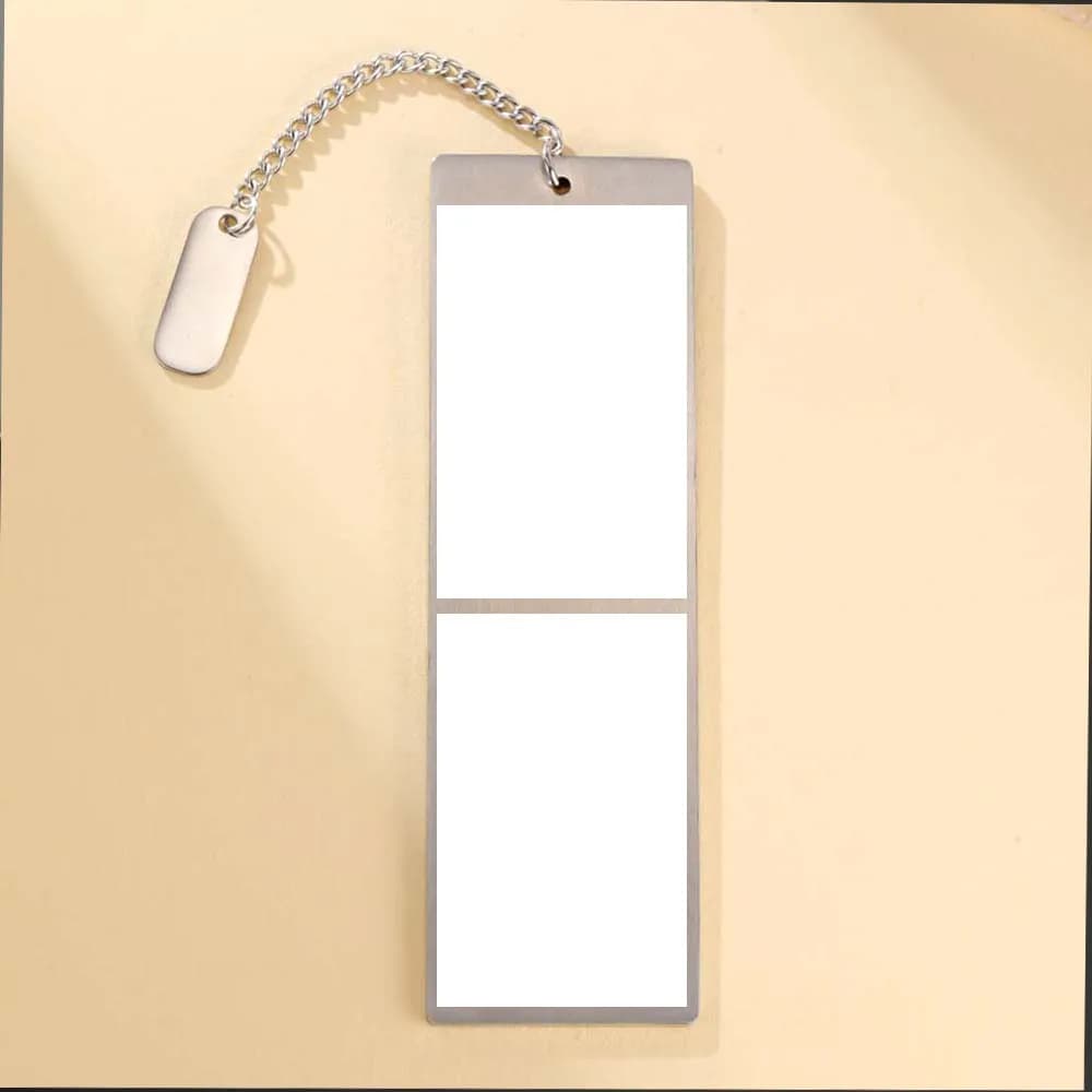 Photo Wedding Favors‌ Gift Anniversary Bookmark Custom Print Personalized for Couple Men Woman Family Stainless Steel Jewelry