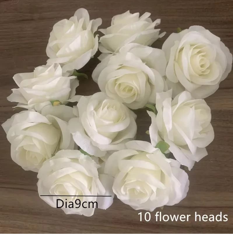10 flower heads