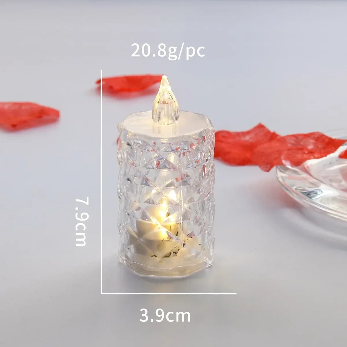 L-Crystal candle / 24-Pack