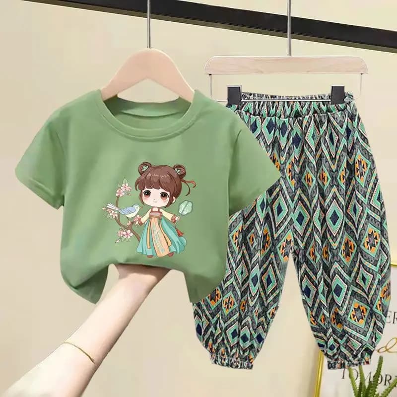 green 2pcs / 90cm 2T