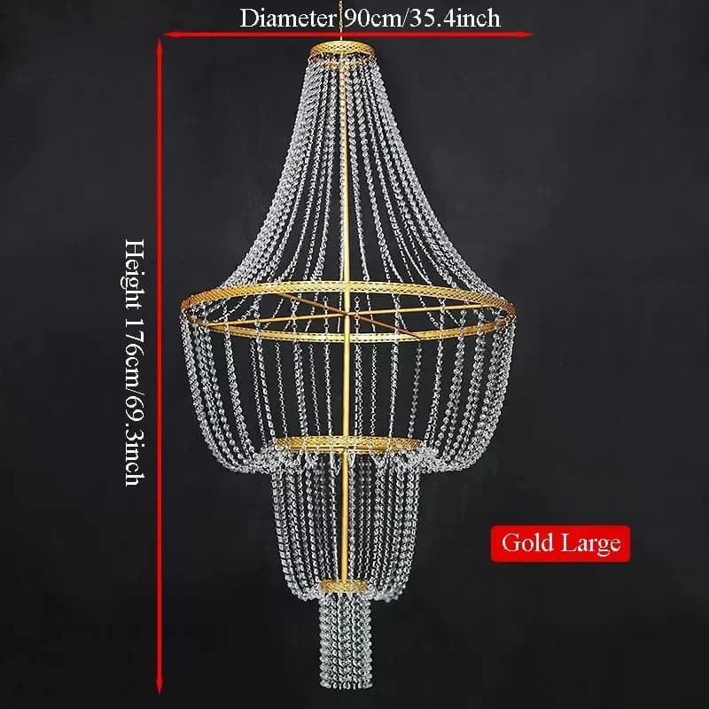 Wedding Hotel Banquet Decoration Crystal Pendant Home Decoration Large Crystal Pendant