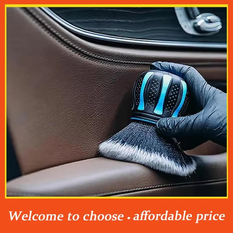*1pcs Car Cleaning Tools Small Multi-Purpose Detailing Brush Soft Bristles For Dusting Or Scrubbing Interior & Delicate Surfaces
