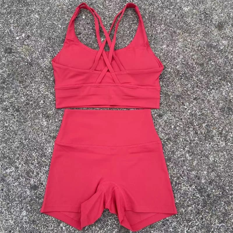 Red Yoga Set / L / China Mainland