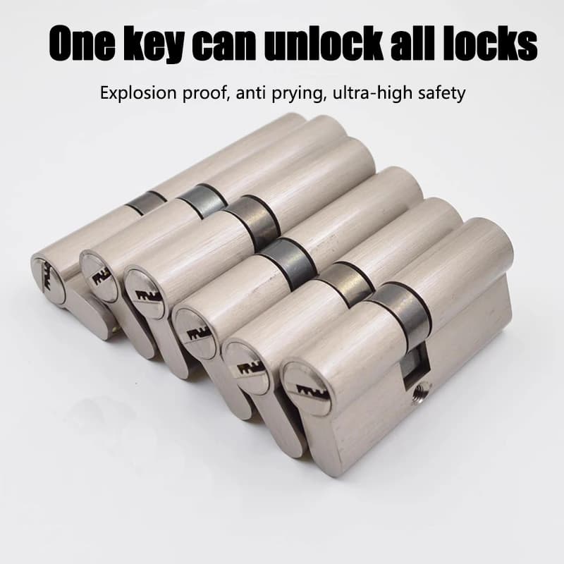 Smart Lock Door Cylinder Locker Cylinder Door with Master Key Indoor Entrance Door Lock 60mm 70mm 80mm Me Key Customize