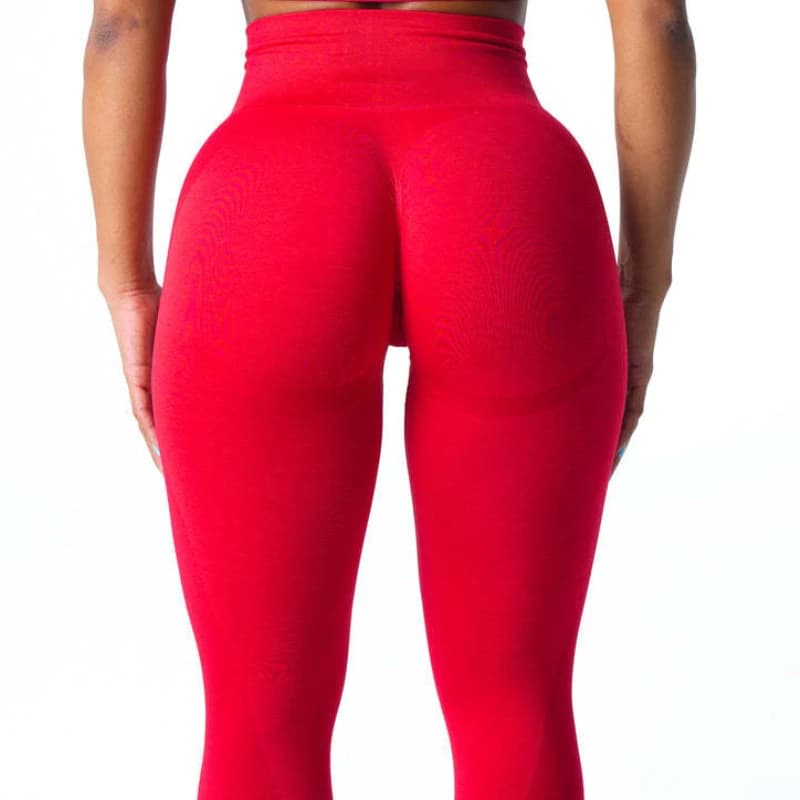 Red leggings / L