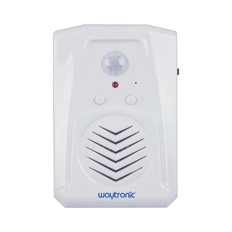 Motion Sensor Voice Player, Recordable PIR Infrared Alarm with 120 Seconds Recording, Custom MP3 Upload via USB, for Store/Home