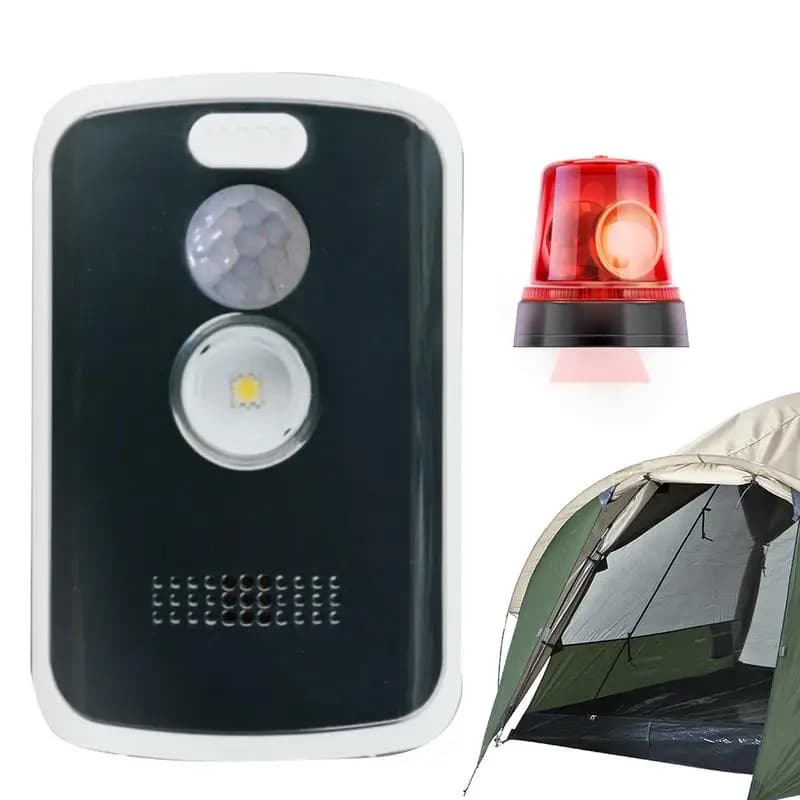 Motion Sensor Alarm 125db Motion Sensor Perimeter Camping Alarm Outdoor Security Supplies With Multiple Modes Anti Theft Alert