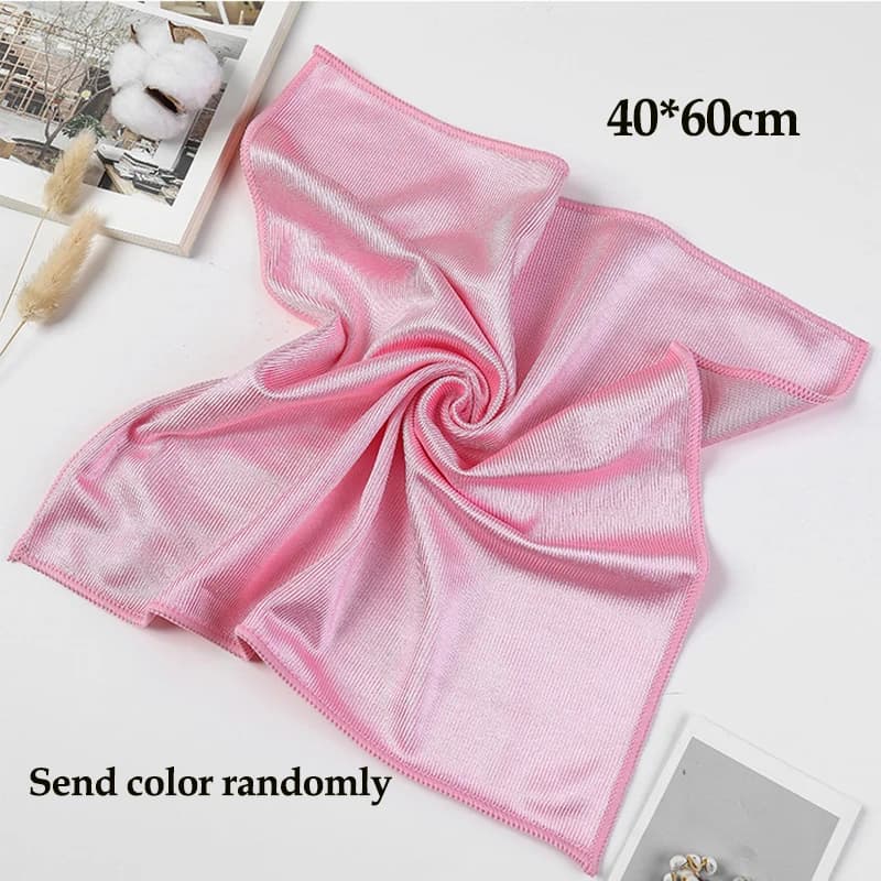 Car Glass Cleaning Tools Towel Chiffon Microfibres Voiture Absorbent Cloth Auto Glass Cleaning Towels Wash Car Cleaning Gadget