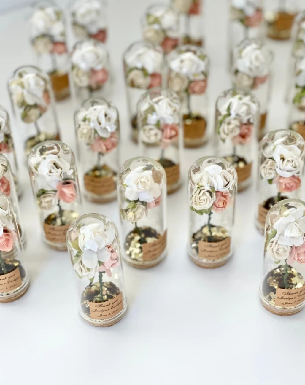 10 pcs Wedding favors for guests, Wedding favors, Glass dome, Cloche dome, Custom favors, Beauty and the Beast Baby Shower
