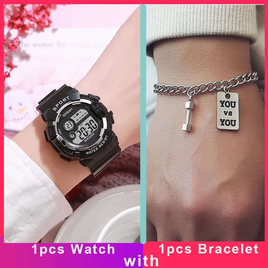 Black with bracelet