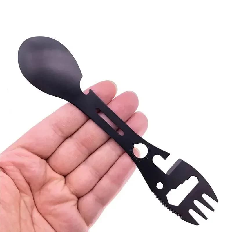 Stainless Steel Camping Utensil Set 5-in-1