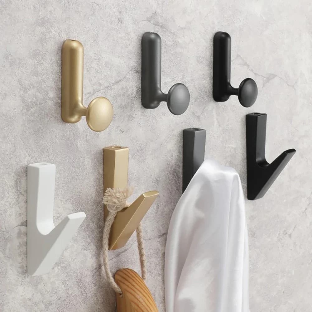 Gold Wall Hooks For Bathroom Clothes Bags