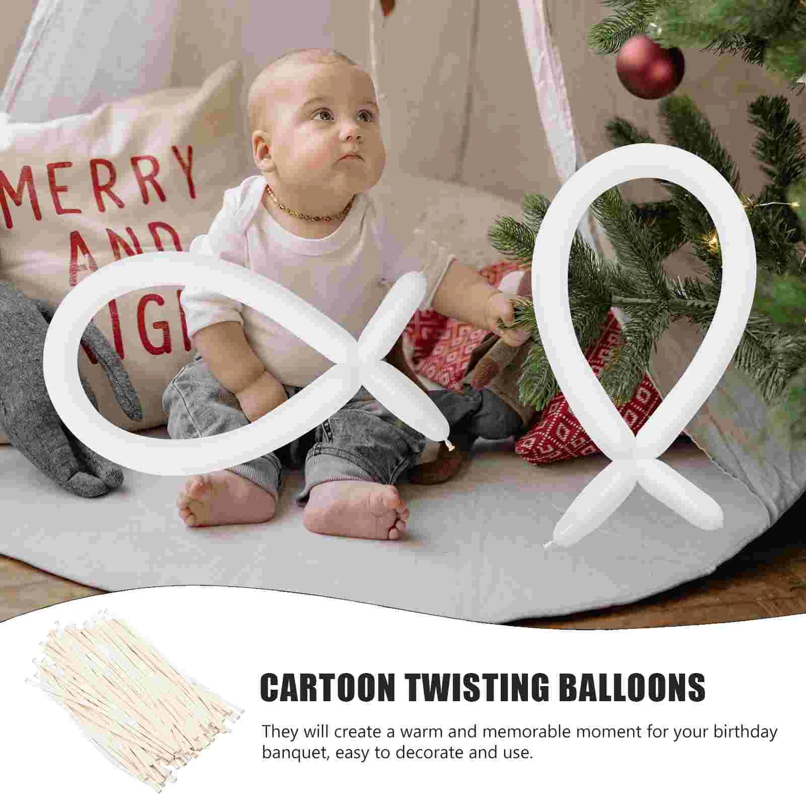 100 Pcs 260 Long Balloons Festival Party Wedding Twisting Cartoon Decorative Balloon naments For Celebration Event Decoration