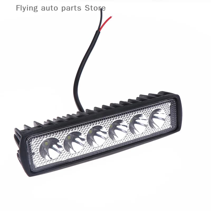 Car LED Light Bar 12V 18W 6000K Work Light For Car Motorcycle Truck Trailer Offroad Headlights Driving Light