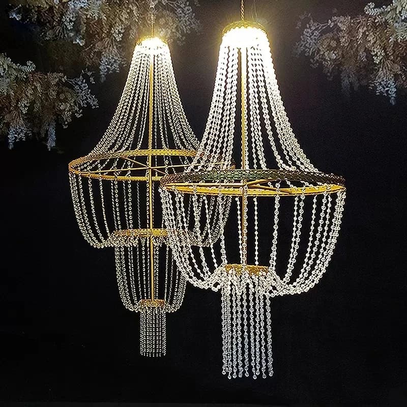 Wedding Hotel Banquet Decoration Crystal Pendant Home Decoration Large Crystal Pendant