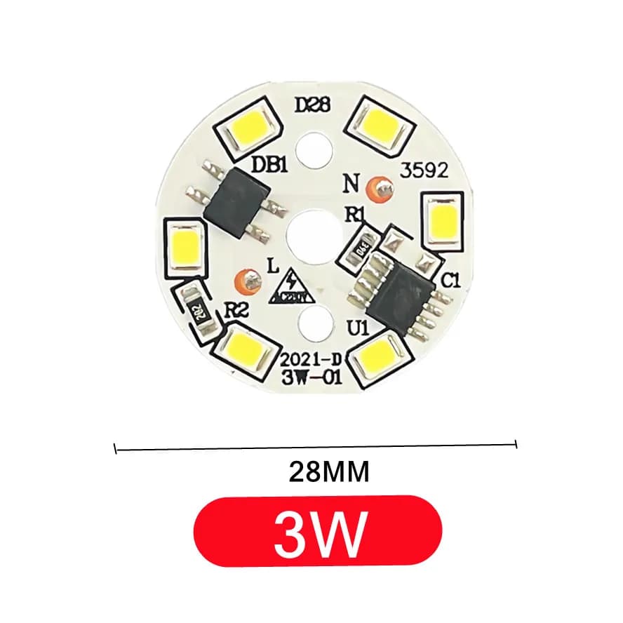 3W / 220 V / Cold white