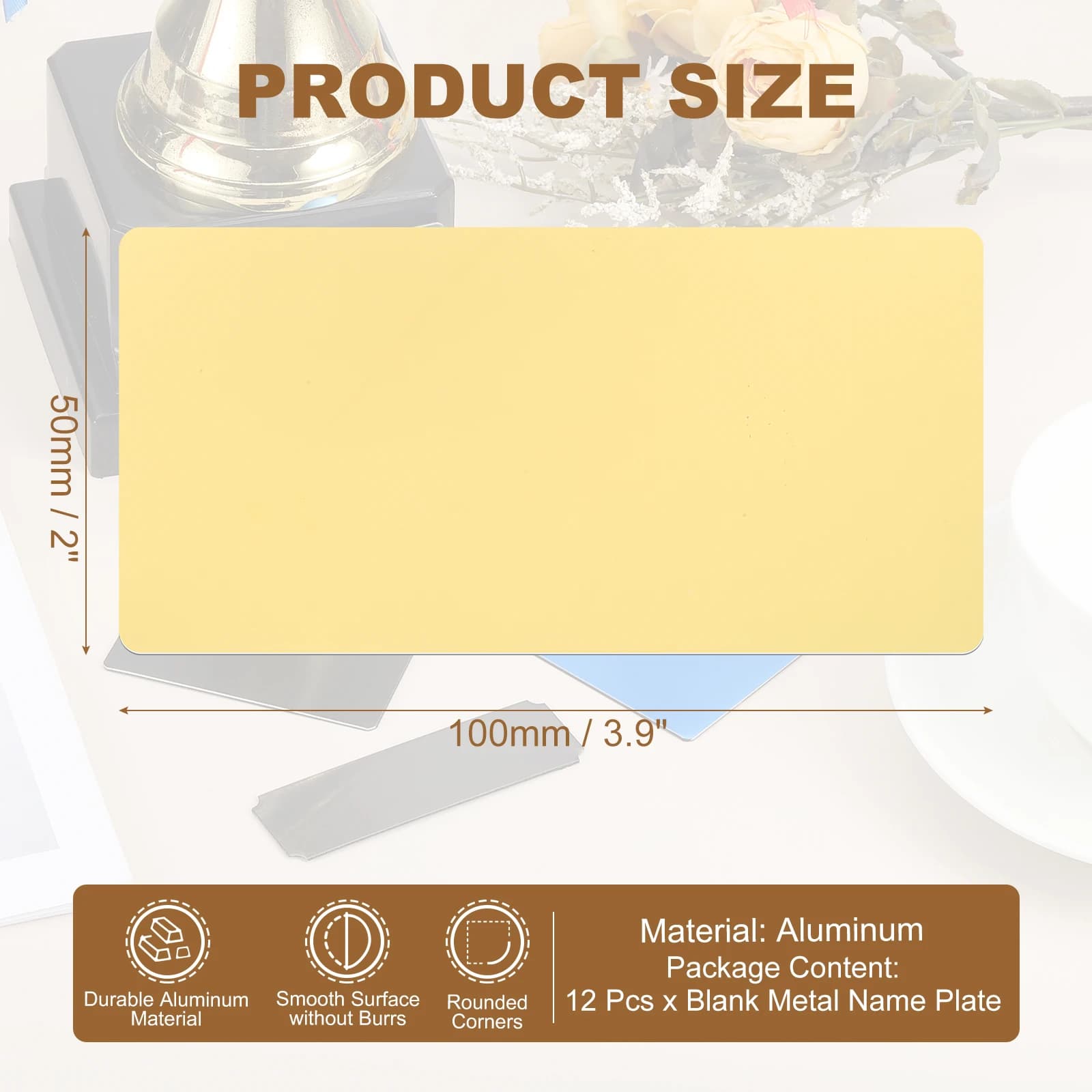 D 100x50mm 12Pcs