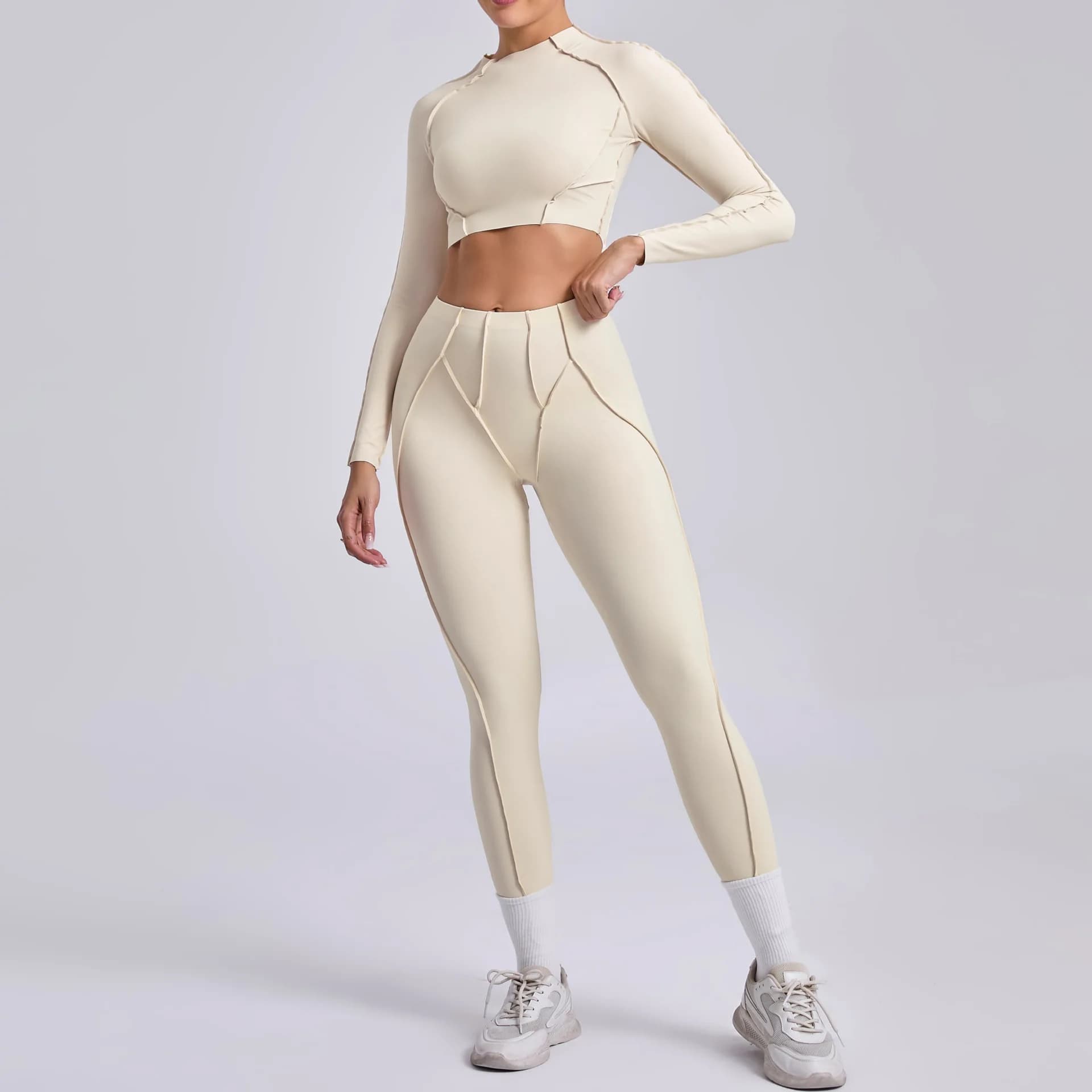 Beige / S / China Mainland